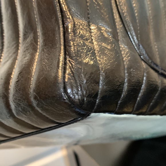 CHANEL LIGNE TOTE BAG 🌻LAMBSKIN CHAIN STRAP - Picture 5 of 17